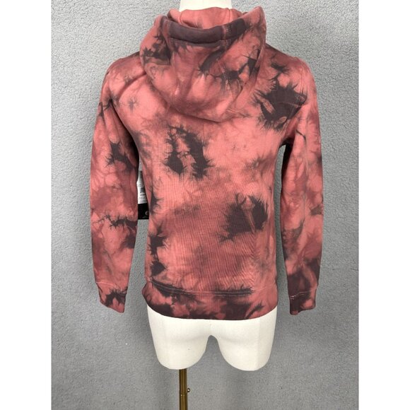 Volcom Tie-Dye Women's Butterfly Hotlapper Fleece Lined Hoodie XS Pink Salt NWTs - Picture 4 of 8